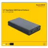 HDD dėklas DeLOCK 42612 Juoda 3,5 colio