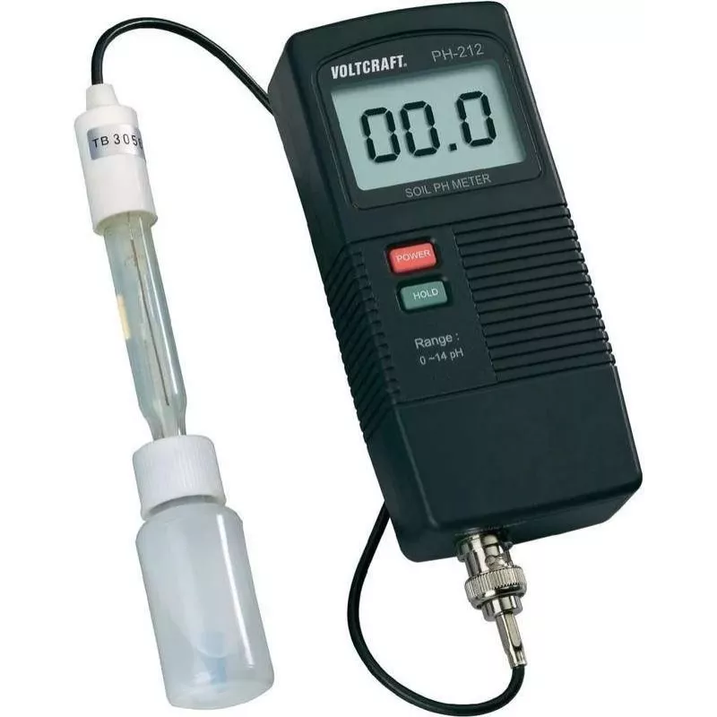 Voltcraft PH-212 dirvožemio pH matavimo prietaisas 0–13 pH (PH-212)