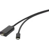 Renkforce RF-3421676 Vaizdo kabelis-adapteris 3 m USB Type-C Mini DisplayPort Juoda (RF-3421676)