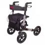 Walker (rollator) ANTAR AT51036 — juoda, 27,9 cm (11 col.) sėdynės aukštis, 9 kg, maks. apkrova 136 kg, plotis 870 mm, gylis 630 mm