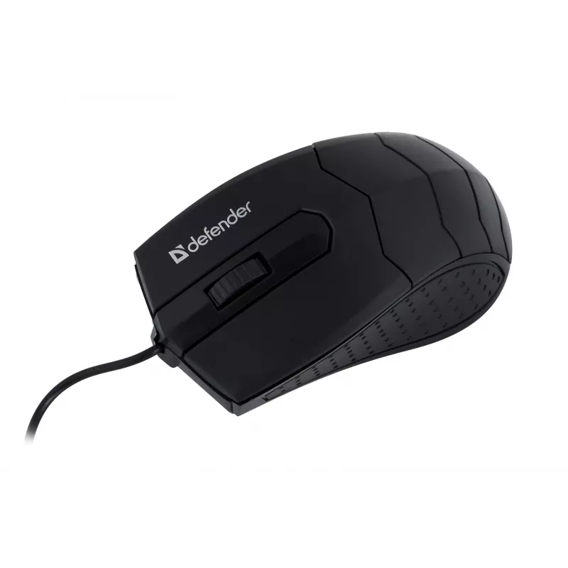 Optinė abiem rankoms tinkama pelė DEFENDER HIT MB-530 — 1000 DPI, USB Type-A, juoda, 1,5 m laidas