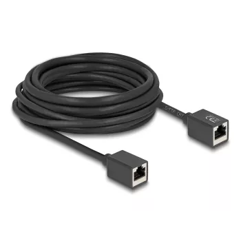 Tinklo kabelis DeLOCK 90334 RJ-45 Cat6a 7,5 m juodas