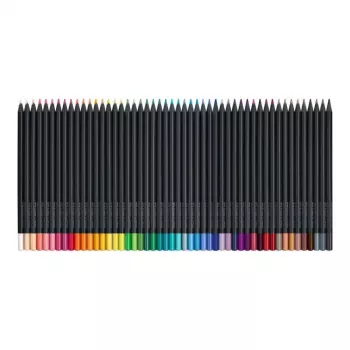 Spalvoti pieštukai Faber-Castell 116450, įvairiaspalvis rinkinys, 50 vienetų, minkštas grafitas, kartoninė dėžutė