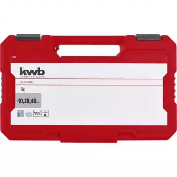 Kaltų rinkinys KWB 240285, 5 vnt., SDS-Plus kotelis