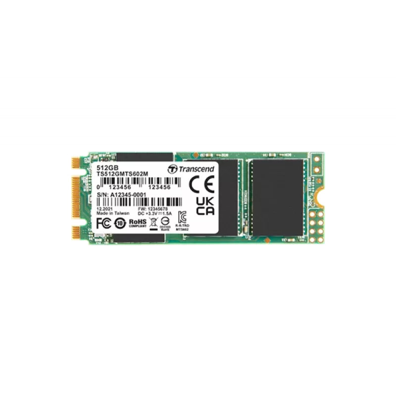 Transcend MTS602M M.2 512 GB Serial ATA III MLC NAND (TS512GMTS602M)