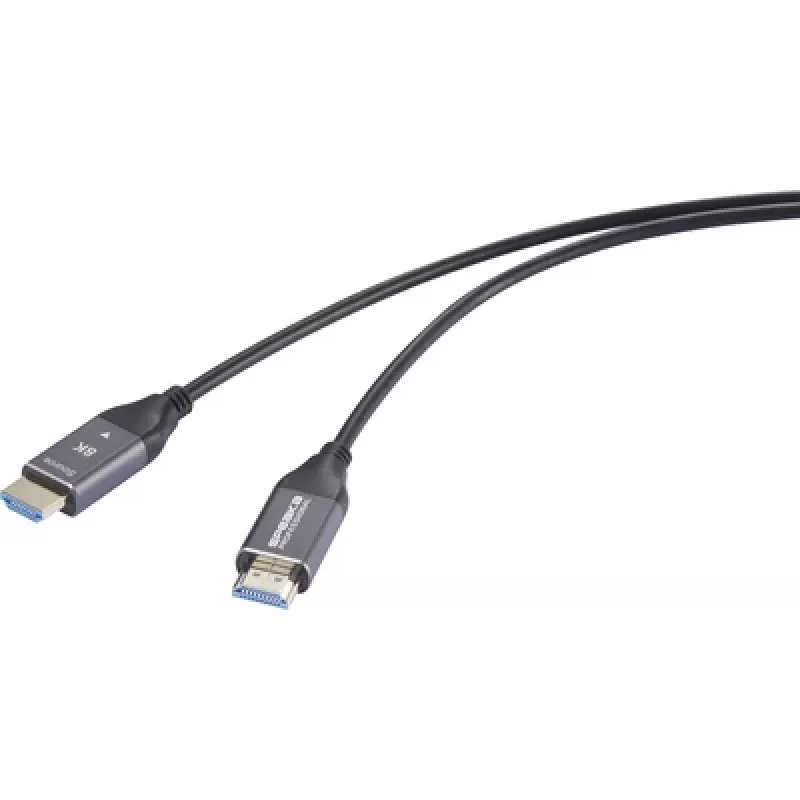 SpeaKa Professional HDMI šviesolaidinis jungiamasis laidas HDMI-A kištukas 80 m juodas (SP-12842684)