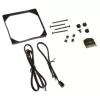 Korpuso ventiliatorius NoiseBlocker JuodaSilentPro PL1 120 mm, 900 aps./min., 11 dB, 68 m³/val., 4,5 V, juodas