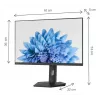 LCD monitorius | THOMSON | 27 | 1920 x 1080 pikselių | Full HD | Natūralus formato santykis 16:9 | Plokščias | M27FB5C15