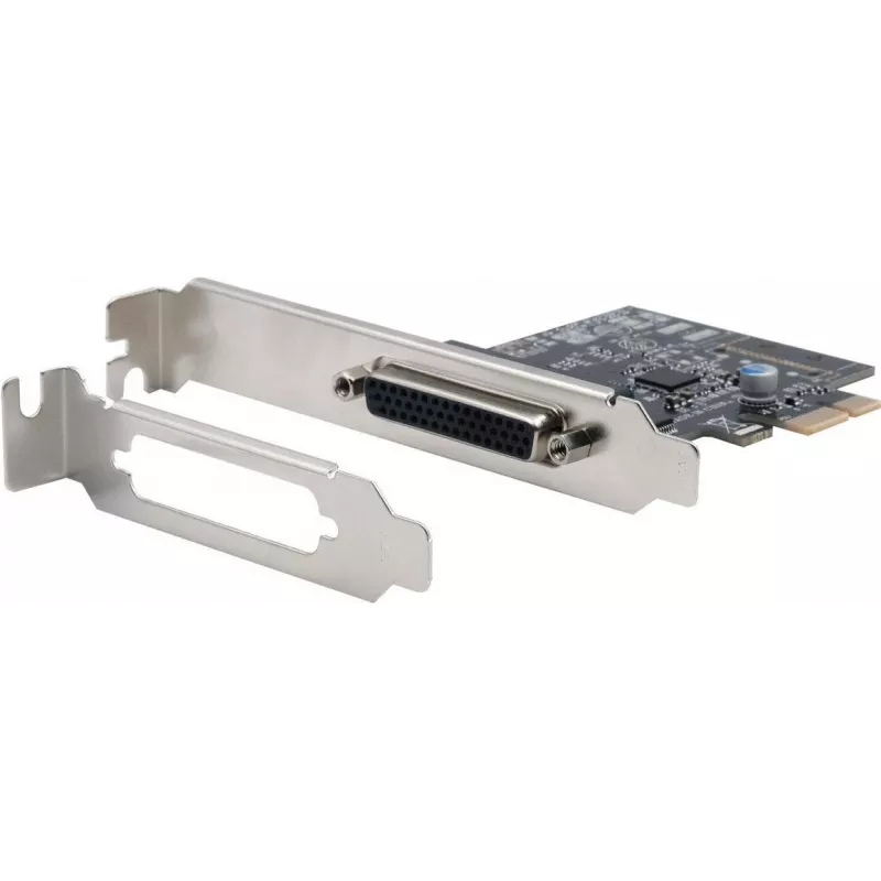 Serijinė PCIe plokštė Exsys EX-46024 — 4× RS-232 prievadai su Octopus kabeliu