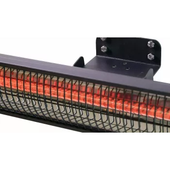 Infraraudonųjų spindulių šildytuvas SUNRED RD-DARK-25, 2500 W, montuojamas ant sienos, IP55, juodas
