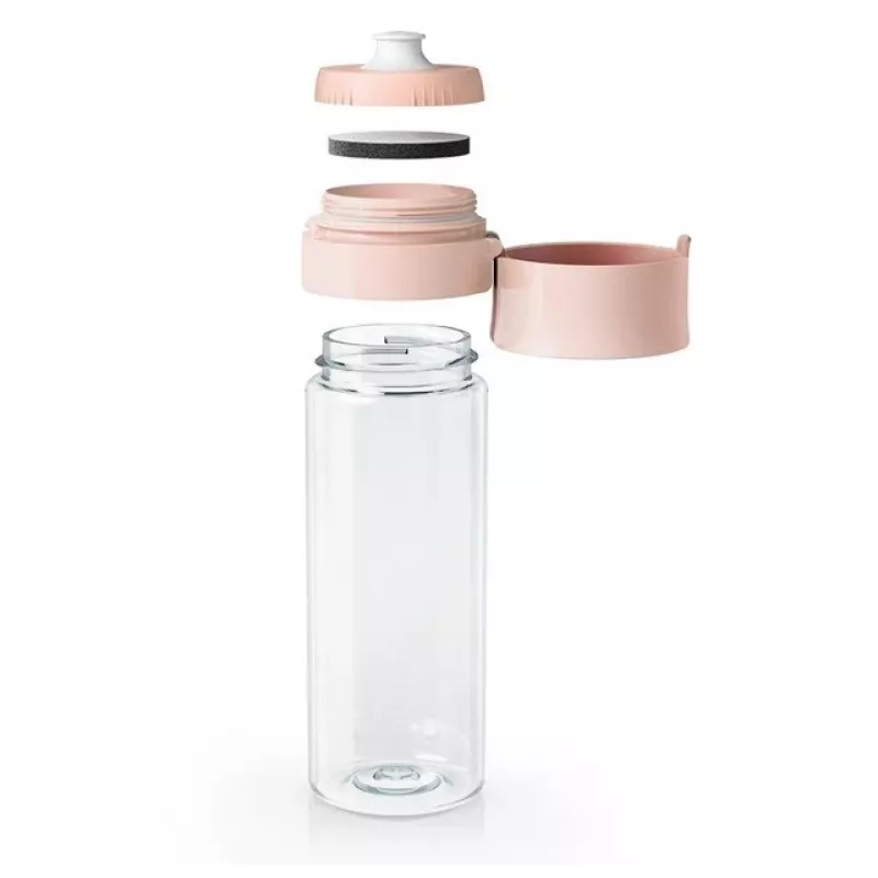 Filtravimo butelis BRITA Vital persikų spalvos 600 ml su BRITA MicroDisc filtrais (5 diskai)