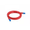 LANBERG PATCHCORD S/FTP CAT.6A 0.5M Raudona LSZH
