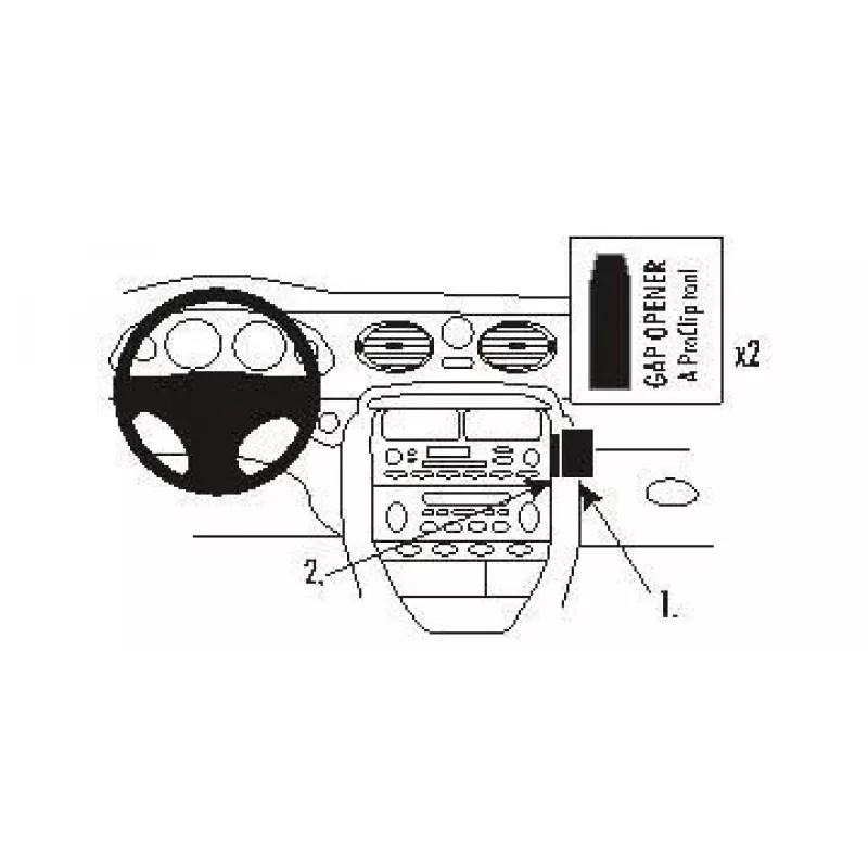Brodit 853424 automobilinis laikiklis