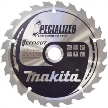 Makita Specialized EFFICUT - diskinis pjūklo diskas - medienai - 165 mm - 25 dantys (B-62985)