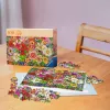 Dėlionė Ravensburger Feel Well & Puzzle - Flower Window, 100 dalių, lytėjimo elementai