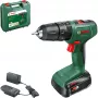 Belaidis smūginis gręžtuvas-suktuvas EasyImpact 18V-38 (žalia/juoda, ličio jonų akumuliatorius 2,0 Ah, nešiojimo dėklas, POWER FOR ALL ALLIANCE)