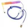 Ducky Premicord Afterglow susuktas kabelis, USB Type-C į Type-A - 1.8m