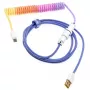 Ducky Premicord Afterglow susuktas kabelis, USB Type-C į Type-A - 1.8m