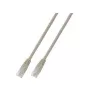 EFB-Elektronik RJ45 komutacinis kabelis Cat.6 U/UTP PVC CCA pilkas 5m Gamintojas: EFB Elektronik (K8100GR.5)