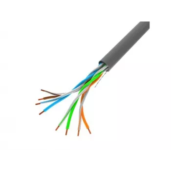 LAN tinklo kabelis UTP LANBERG LCU5-10CC-0100-S RJ45 100 MB/s 100 m pilkas