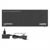 Manhattan 4K@60Hz 8 prievadų HDMI skirstytuvas su sumažinimo funkcija, padalijantis vieną HDMI įvestį į aštuonis HDMI išvestis (1x8), 18G, EDID jungiklis sumažinimui, juodas