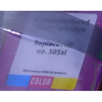 Rašalinis spalvotas Superbulk HP 305XL (3YM63AE) 17 ml, suderinamas su HP DeskJet 2820e