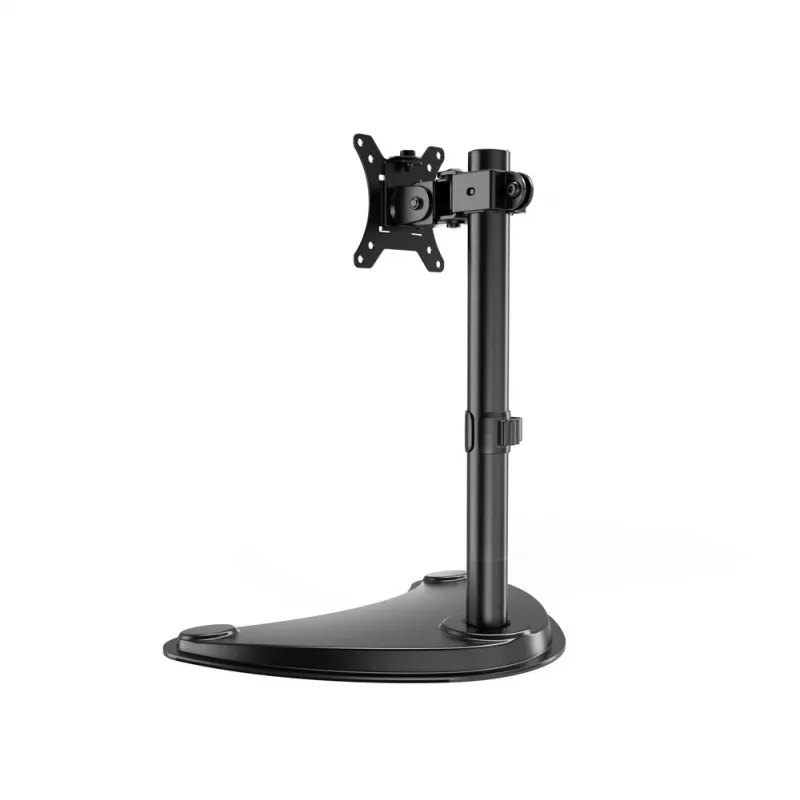 Stalinis monitoriaus stovas GEMBIRD MS-D1ST-04 13–32 colių ekranams, reguliuojamas aukštis ir pasvirimas, VESA 75x75–100x100, iki 8 kg