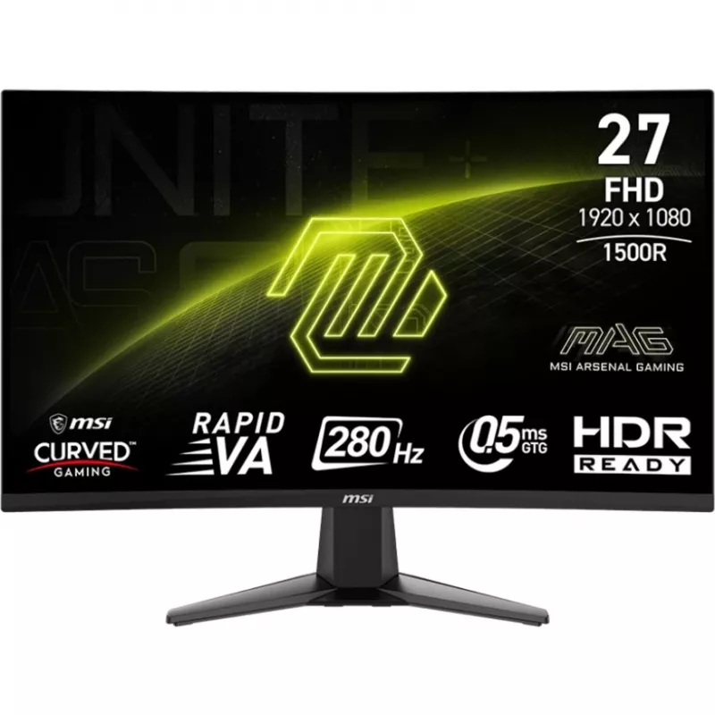 Monitor MSI MAG 276CXFDE 27 colių lenktas Rapid VA FullHD