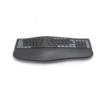 Belaidė ergonominė klaviatūra HAMA WK-900 juoda USB, kompaktiškas išdėstymas, belaidis ryšys