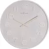 NeXtime 3096WI - Sieninis - kvarcinis laikrodis - Apskritas - Baltas - Medis - Medis