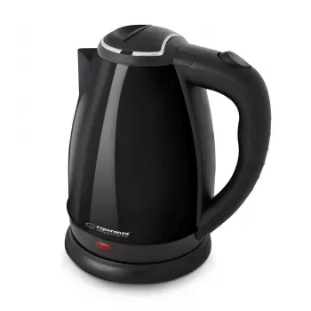 Elektrinis virdulys ESPERANZA EKK113K 1,8 l 1800 W, nerūdijantis plienas, juodas, belaidis