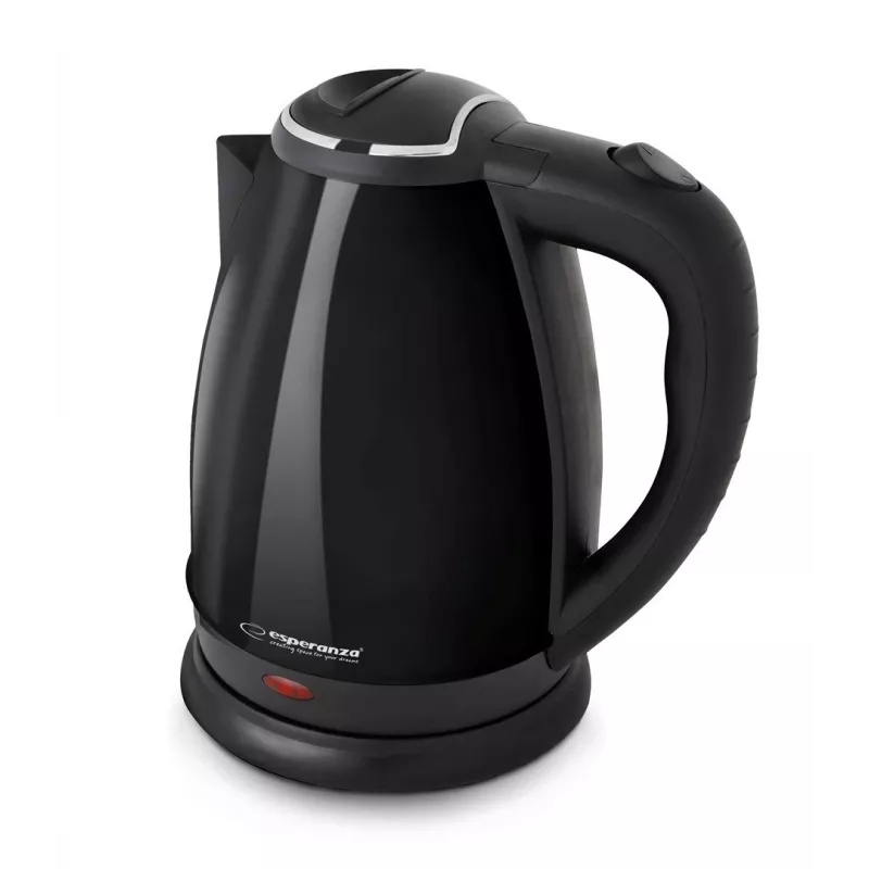 Elektrinis virdulys ESPERANZA EKK113K 1,8 l 1800 W, nerūdijantis plienas, juodas, belaidis