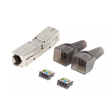 LANBERG RJ-45 FTP Cat6A kištukas 8P8C, 2x suderinamos jungtys