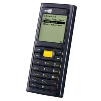 Rankinis mobilusis kompiuteris CIPHERLAB 8200, 2,1 colio (5,33 cm) ekranas, 160×160 pikselių, 0,004 GB RAM, MicroSD palaikymas, juodas