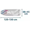 Lyginimo lentos viršutinis užvalkalas VILEDA Total Reflect mėlynos, pilkos, baltos spalvos, skirtas 1300 x 450 mm lentoms