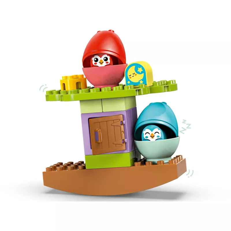 Konstravimo žaislas LEGO DUPLO Balansuojantis ir rikiuojamas medis 10440 — 27 dalys, nuo 1,5 metų, didelės spalvingos kaladėlės