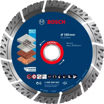 Bosch 2 608 900 662 kampinio šlifuoklio priedas Pjovimo diskas