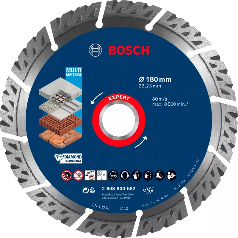 Bosch 2 608 900 662 kampinio šlifuoklio priedas Pjovimo diskas