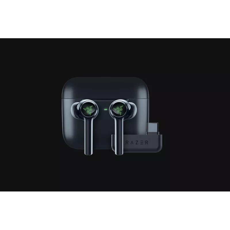 Razer Hammerhead Pro HyperSpeed ausinės True Wireless Stereo (TWS) į ausis įdedamos žaidimų Bluetooth juodos