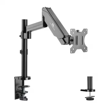 Stalinis monitoriaus laikiklis MACLEAN MC-775 32 colių (81,3 cm) ekranams, VESA 75x75–100x100, iki 8 kg, pilkas