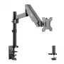 Stalinis monitoriaus laikiklis MACLEAN MC-775 32 colių (81,3 cm) ekranams, VESA 75x75–100x100, iki 8 kg, pilkas