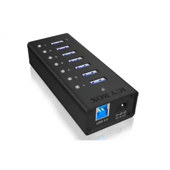 ICY BOX IB-AC618 USB 3.2 Gen 1 (3.1 Gen 1) Type-B 5000 Mbit/s Juoda
