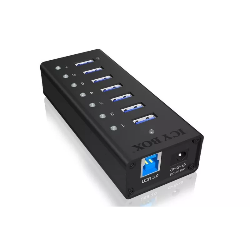 ICY BOX IB-AC618 USB 3.2 Gen 1 (3.1 Gen 1) Type-B 5000 Mbit/s Juoda