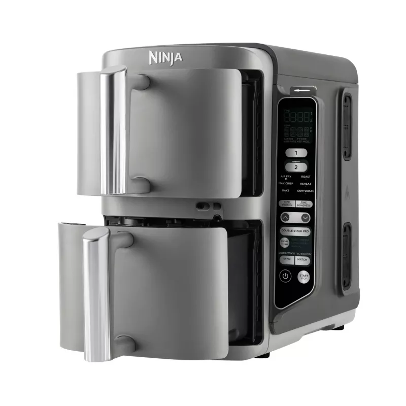 Ninja Double Stack XL karšto oro gruzdintuvė 2 skyriai su temperatūros zondu SmartCook 9,5 L SL451EU