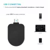 Fiksuotas USB-C įkrovimo adapteris Samsung Galaxy Watch FIXDW-SAP-BK juodas