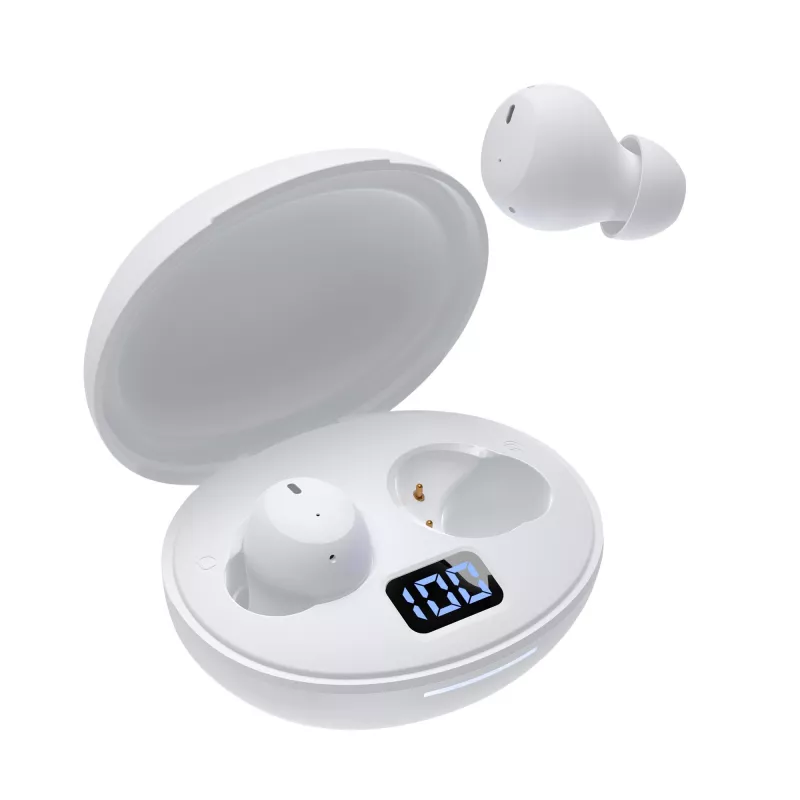 Belaidės ausinės White Shark GEB-TWS-02 Vortex baltos