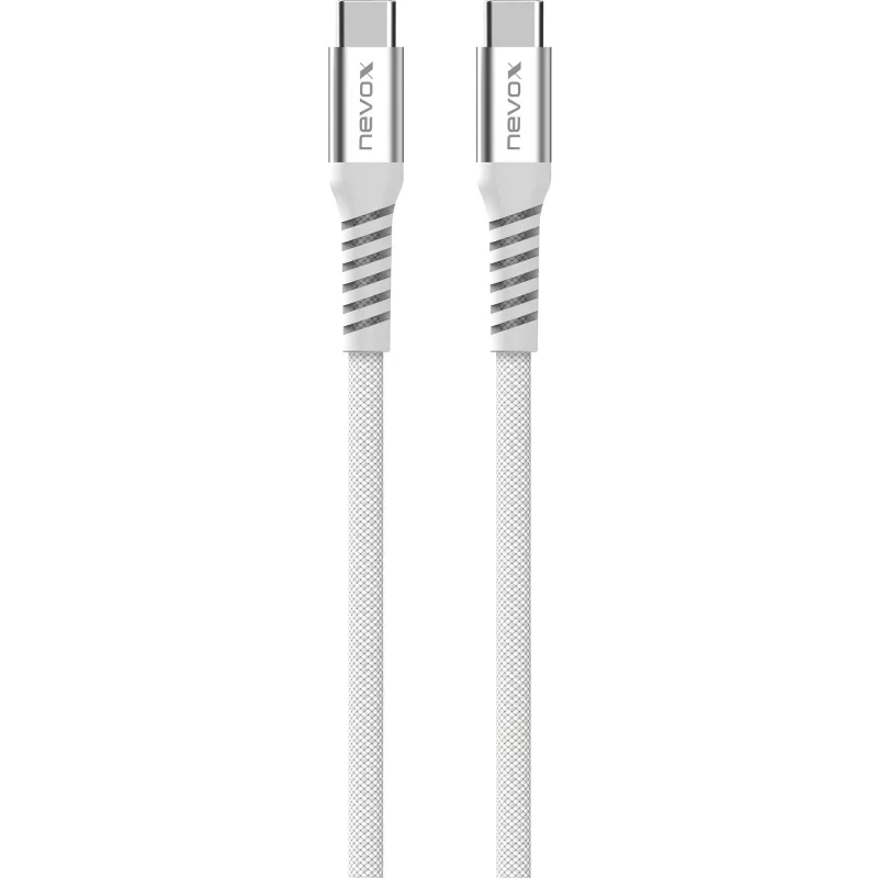 USB-C į USB-C laidas Nevox 2478 — USB 2.0, 48V 5A, 240W, kištukas–kištukas