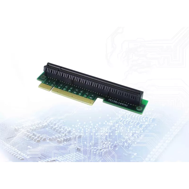 Inter Tech Riser Card Inter-Tech SLPS153 PCIe 8x -> x16 90 degrees left (88885367)