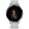 Garmin Venu 3S 3,05 cm (1,2) AMOLED 41 mm skaitmeninis 390 x 390 pikselių jutiklinis ekranas pilka, sidabrinė Wi-Fi GPS (palydovinis)