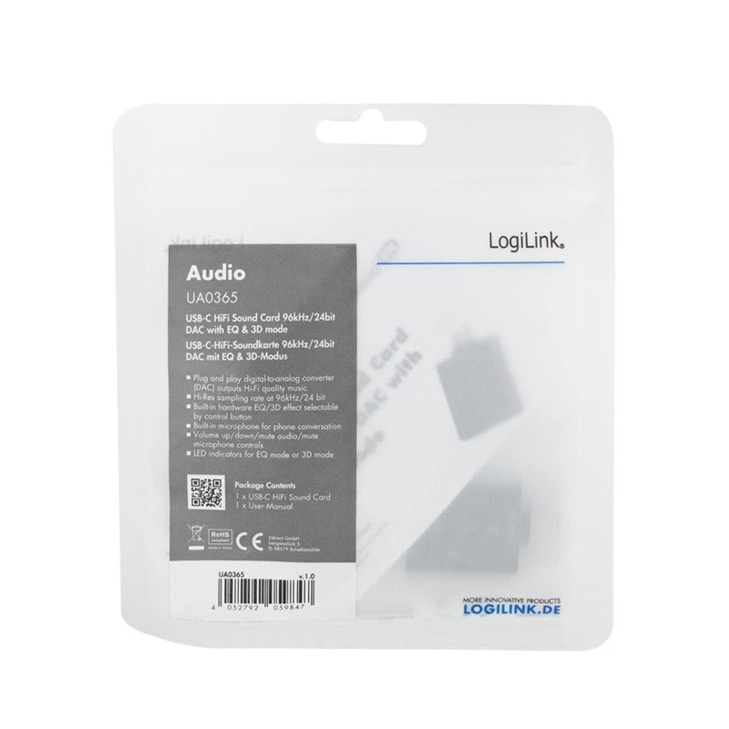 USB3.2 garso adapteris USB-C/M į 2x 3,5 mm/F 7.1